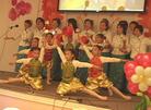 台湾学员举办岁末联谊活动向亲友讲真相  图为歌舞表演