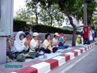 Published on 3/13/2006 泰国法轮功学员强烈抗议中共血腥屠杀（图）