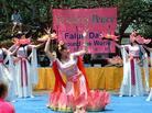 Australia: Practitioners Participate in 'Petals of Peace' Art Performance on the Sunshine Coast  on December 7, 2003