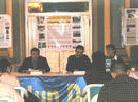 法轮功学员在罗马尼亚召开记者招待会 主题是“制止虐杀，SOS紧急救援中国法轮功学员”2001-11-05