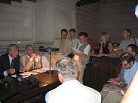 法轮功学员在比利时起诉江泽民，举办新闻发布会 2002-01-07