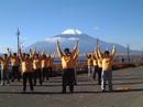 Japanese Practitioners Introducing Falun Gong in Fuji Mountain