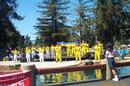 Promoting Falun Dafa at the Mid-Autumn Festival Celebration in California