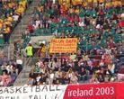 Ireland: 'Falun Dafa - Truthfulness, Compassion, Tolerance' Banner at Closing Ceremony of 2003 Special Olympic