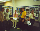 U.K. practitioners held a week-long Dafa photo exhibition in the central library in the city of Cambridge (September 12, 2001)
