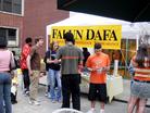 Published on 3/24/2004 On March 20,2004, Falun Gong practitioners in North Carolina went to introduce Falun Dafa to students in North Carolina School of Math and Science, one of the best high schools in the state. Students in this school were selected from all over the state. A teenage Falun Gong practitioner happens to go to this school and arranged for this activity at the school&rsquo;s Asian Culture Festival, hoping more people will learn about Falun Gong.
