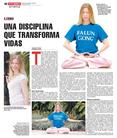 Puerto Rico Second Largest Newspaper: La Primera Hora - Practice Changes Life (October 25, 2004)