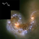 Published on 4/4/2005 		天文学家获得星系碰撞导致恒星诞生的直接证据（图）
