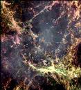 Published on 6/3/2000 BBC: Hubble captured the remains of star explosion located at 6500 light years from the earth. 