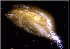Published on 11/3/2000 Photoed By Habo Telescope: Flaming Caused By The Collision Between Two Galaxies 