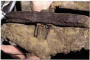 Published on 4/26/2002 A man-made iron hammer from dinosaur period.