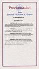 Proclamation from New York Senator Nicholas Spano in Recognition of Falun Dafa [May 13, 2004]