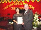 Published on 3/2/2002 Mayor of Parramatta, Australia attended the Falun Dafa New Year celebration party and proclaimed "Falun Dafa Day", 2002.