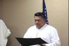 Published on 6/23/2004 Mayor Castillo of EI Centro city presenting the proclamation for the first Imperial County Falun Dafa Week on June 19, 2004