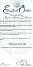 美国新墨西哥州阿尔伯魁市褒奖世界法轮大法日图为褒奖