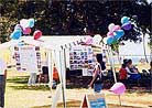 Published on 5/17/2001 Practitioners in Hawaii celebrate World Falun Dafa Day in the park.