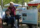 Published on 5/13/2001 Western reporters take pictures of display board showing Ms. Chen Zixiu. 
