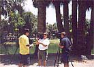 Published on 5/13/2001 Practitioners in Arizona celebrate 2nd World Falun Dafa Day.